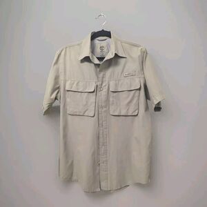 TIMBERLAND MEN'S SZ S CLASSIC OLIVE TURBO DRY WITH POCKET CLOSURES